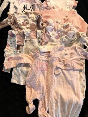Assorted Pink Baby Girls Pajama & Sleepwear Set
